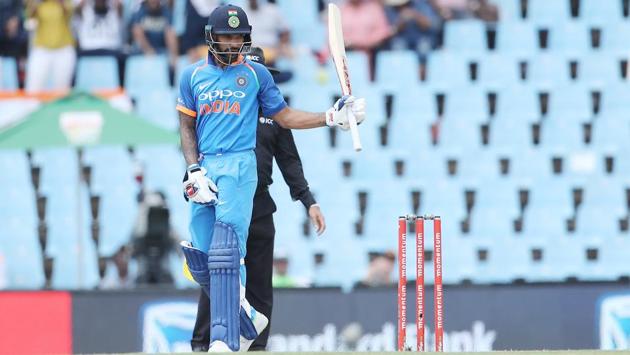 Shikhar Dhawan also brought up his 24th half-century on the way to India’s victory on Sunday. (BCCI) 