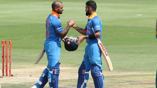 Shikhar Dhawan and Virat Kohli saw India through in 20.3 overs. (BCCI) 