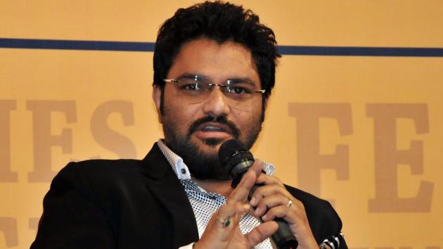 Babul Supriyo during the inauguration of Shabdotsav literary festival at Symbiosis, Vimannagar on Saturday in Pune. (HT PHOTO) Babul Supriyo during the inauguration of Shabdotsav literary festival at Symbiosis, Vimannagar on Saturday in Pune. (HT PHOTO)
