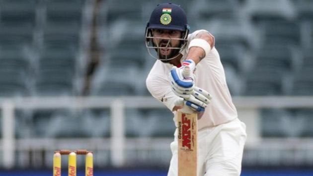 Virat Kohli conquered the Wanderers pitch by playing as near to his natural game as possible, picking off glorious off-side drives from time to time where most others could only defend and nudge. (REUTERS) Virat Kohli conquered the Wanderers pitch by playing as near to his natural game as possible, picking off glorious off-side drives from time to time where most others could only defend and nudge. (REUTERS)