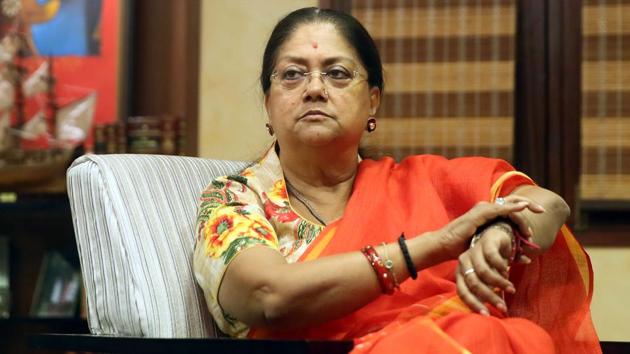 Chief minister Vasundhara Raje, who also holds the finance portfolio, will present the state budget on February 12. (HT Photo) Chief minister Vasundhara Raje, who also holds the finance portfolio, will present the state budget on February 12. (HT Photo)