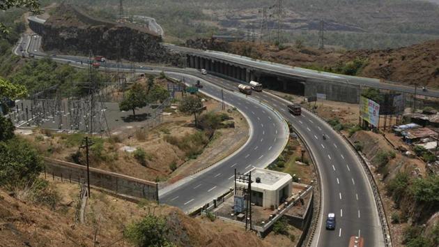 The Mumbai-Pune Expressway.