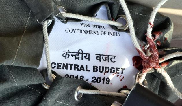 Bags containing the copies of the federal budget for the year 2018-19. (Sonu Mehta/HT Photo) Bags containing the copies of the federal budget for the year 2018-19. (Sonu Mehta/HT Photo)