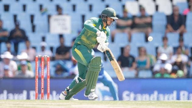 Quinton de Kock had sustained his wrist injury during South Africa’s nine-wicket loss to India in the Centurion ODI.(AFP)