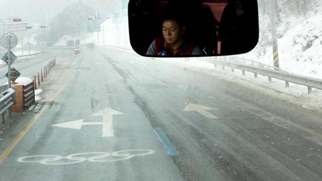 A bus driver travels to the Phoenix Snow Park in an Olympic lane in Pyeongchang where freestyle skiing and snowboarding events will be held during the games. Six nations: Ecuador, Eritrea, Kosovo, Malaysia, Nigeria and Singapore will e making their Winter Olympic debut at Pyeongchang. (Charlie Riedel /AP) A bus driver travels to the Phoenix Snow Park in an Olympic lane in Pyeongchang where freestyle skiing and snowboarding events will be held during the games. Six nations: Ecuador, Eritrea, Kosovo, Malaysia, Nigeria and Singapore will e making their Winter Olympic debut at Pyeongchang. (Charlie Riedel /AP)