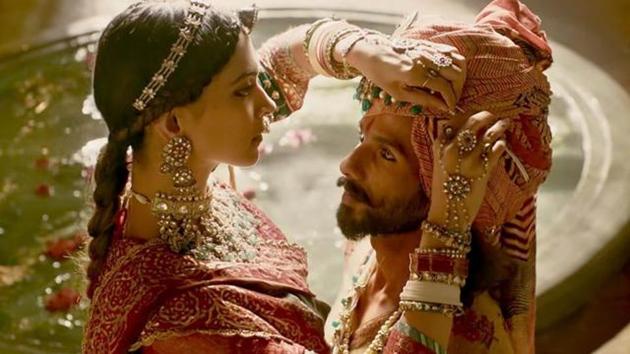 A still from the movie starring Deepika Padukone and Shahid Kapoor. A still from the movie starring Deepika Padukone and Shahid Kapoor.