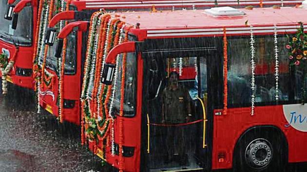 While the rate for travel up to 12 km will remain unchanged in regular buses, beyond it, there will be a hike of Re 1 for the first stage, and up to Rs 6 for up to 40 km. (HT File Photo/ Used for representational purpose) While the rate for travel up to 12 km will remain unchanged in regular buses, beyond it, there will be a hike of Re 1 for the first stage, and up to Rs 6 for up to 40 km. (HT File Photo/ Used for representational purpose)