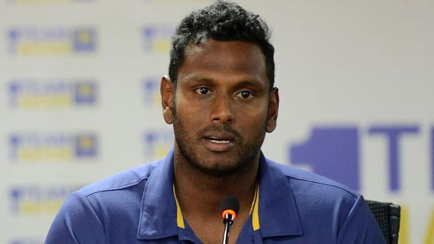 Sri Lanka's limited-overs skipper Angelo Mathews has been ruled out of the remainder of the Bangladesh tour due to a hamstring injury, reports said February 6. (AFP) Sri Lanka's limited-overs skipper Angelo Mathews has been ruled out of the remainder of the Bangladesh tour due to a hamstring injury, reports said February 6. (AFP)