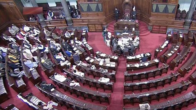 A view of the Rajya Sabha in New Delhi on Tuesday. (PTI Photo) A view of the Rajya Sabha in New Delhi on Tuesday. (PTI Photo)