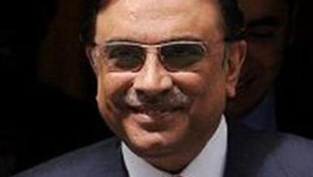 File photo of former Pakistan president Asif Ali Zardari.(AFP Photo)
