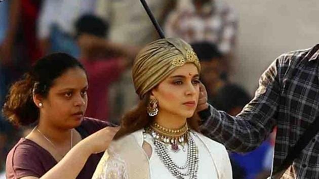Bollywood actor Kangana Ranaut during the shooting of the film "Manikarnika: The Queen of Jhansi" at the Amber Fort in Rajasthan’s Jaipur. (Representative Picture/IANS Photo.) Bollywood actor Kangana Ranaut during the shooting of the film "Manikarnika: The Queen of Jhansi" at the Amber Fort in Rajasthan’s Jaipur. (Representative Picture/IANS Photo.)