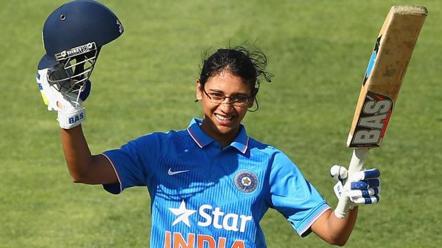 Smriti Mandhana scored 135 as India defeated South Africa in the 2nd ODI in Kimberley on Wednesday.(Getty Images)