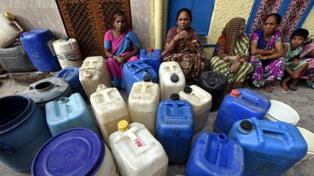 Water supply has been affected in all parts of the city except in east Delhi where water is sourced from the Upper Ganga Canal.(Sonu Mehta/HT FILE) Water supply has been affected in all parts of the city except in east Delhi where water is sourced from the Upper Ganga Canal.(Sonu Mehta/HT FILE)