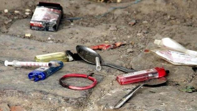 The residents said one has to visit a grocery store to buy salt, but heroin is available at the doorsteps here. (HT File) The residents said one has to visit a grocery store to buy salt, but heroin is available at the doorsteps here. (HT File)