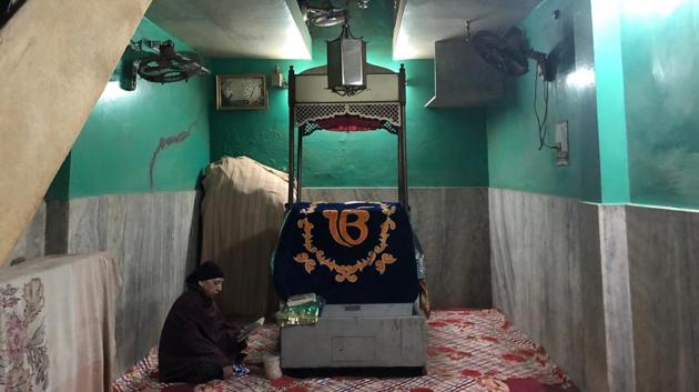 Sant Sangh Sabha gurdwara in Kucha Chalaan. (Mayank Austen Soofi / HT Photo) Sant Sangh Sabha gurdwara in Kucha Chalaan. (Mayank Austen Soofi / HT Photo)
