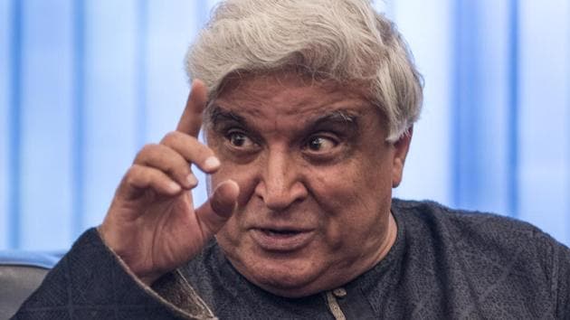 Javed Akhtar at Juhu during the 40 years contemplating film Sholay in on Saturday January 28, 2017 in Mumbai, India. (Photo by Satish Bate / Hindustan Times)