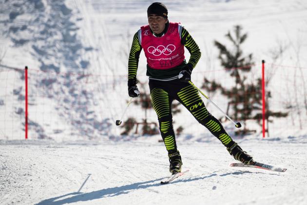 Pakistan's Syed Human attends a practice session at the Alpensia Cross-Country Skiing Centre. (AFP) Pakistan's Syed Human attends a practice session at the Alpensia Cross-Country Skiing Centre. (AFP)
