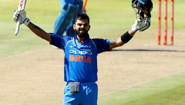 Virat Kohli guided India to take a 3-0 unassailable lead in the six-match ODI series against South Africa.(Reuters)