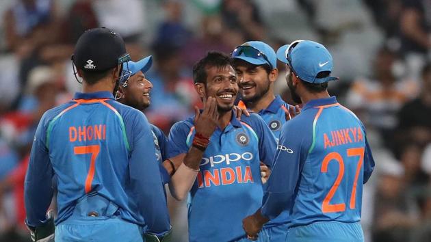 Chahal also took four wickets as South Africa were bundled out for 179.  (BCCI ) 
