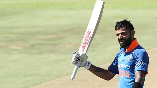 Virat Kohli’s unbeaten 160 and four wickets each from Kuldeep Yadav and Yuzvendra Chahal helped India crush South Africa by 124 runs to go 3-0 up in the six-match ODI series. (BCCI )