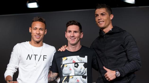 Ronaldo feels Neymar is one of the greatest players in the world and is on par with the likes of Lionel Messi and Cristiano Ronaldo.(Getty Images)