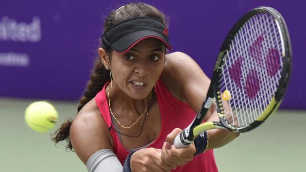 Ankita Raina has performed brilliantly for India in the ongoing Fed Cup tennis tournament. (Hindustan Times) Ankita Raina has performed brilliantly for India in the ongoing Fed Cup tennis tournament. (Hindustan Times)