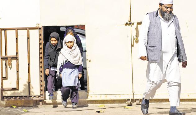 Besides accomplishing memorising the Quran, students aspire to become doctors and engineers. (Ravi Kumar/HT) Besides accomplishing memorising the Quran, students aspire to become doctors and engineers. (Ravi Kumar/HT)