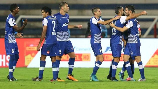 Bengaluru FC defeated FC Goa in their Indian Super League encounter in Bengaluru on Friday.(ISL)