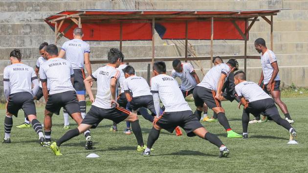 NEROCA FC will take on Aizawl FC in an I-League match on Saturday. (AIFF) NEROCA FC will take on Aizawl FC in an I-League match on Saturday. (AIFF)