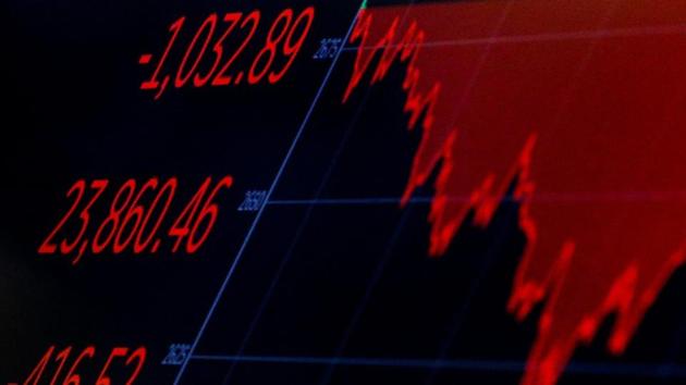 A screen displays the Dow Jones Industrial Average after the closing bell on the floor of the New York Stock Exchange, (NYSE) in New York, U.S., February 8, 2018. (REUTERS) A screen displays the Dow Jones Industrial Average after the closing bell on the floor of the New York Stock Exchange, (NYSE) in New York, U.S., February 8, 2018. (REUTERS)