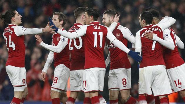 Arsenal will take on Tottenham Hotspur in the North London derby on Saturday. (AFP) Arsenal will take on Tottenham Hotspur in the North London derby on Saturday. (AFP)