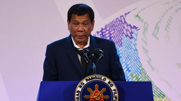 Philippine President Rodrigo Duterte addressing a press conference in Manila. (AFP File Photo) Philippine President Rodrigo Duterte addressing a press conference in Manila. (AFP File Photo)