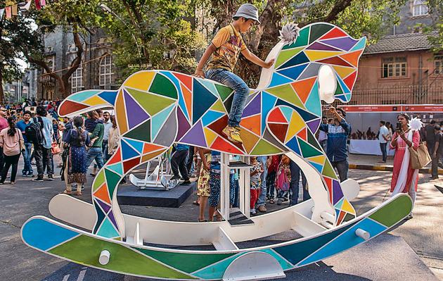 The festival has grown considerably since it began and now encompasses the Cross Maidan and Marine Drive. (Satish Bate/HT PHOTO) The festival has grown considerably since it began and now encompasses the Cross Maidan and Marine Drive. (Satish Bate/HT PHOTO)