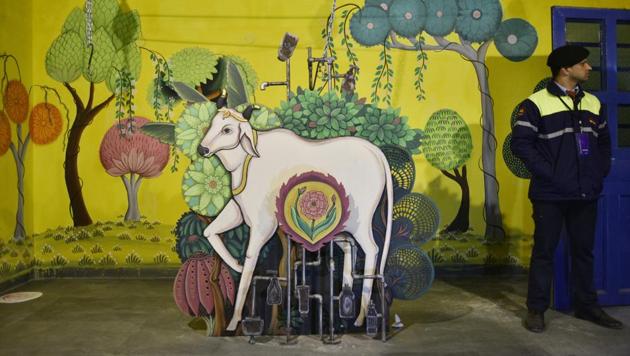 The Irregulars Art Fair opened its inaugural show to public viewing on February 09 in New Delhi, running parallel to the India Art Fair. The fair hopes to create a platform for contemporary independent artists to “foster a dialogue that transcends prescribed geographies, hierarchies, and markets”, thus “creating an alternative space for the irregular arts, for the weird and the bizarre”. (Anushree Fadnavis / HT Photo) The Irregulars Art Fair opened its inaugural show to public viewing on February 09 in New Delhi, running parallel to the India Art Fair. The fair hopes to create a platform for contemporary independent artists to “foster a dialogue that transcends prescribed geographies, hierarchies, and markets”, thus “creating an alternative space for the irregular arts, for the weird and the bizarre”. (Anushree Fadnavis / HT Photo)