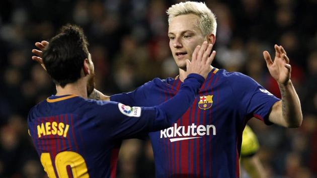 FC Barcelona defeated Valencia to reach the Copa del Rey final on Friday. (AP) FC Barcelona defeated Valencia to reach the Copa del Rey final on Friday. (AP)