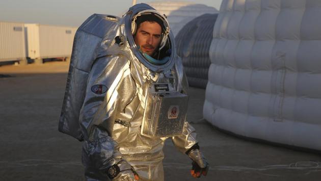 “You can test systems on those (analogue) locations and see where the breaking points are, and you can see where things start to fail and which design option you need to take in order to assure that it does not fail on Mars,” said João Lousada, one of the Oman simulation’s deputy field commanders. (Sam McNeil / AP) “You can test systems on those (analogue) locations and see where the breaking points are, and you can see where things start to fail and which design option you need to take in order to assure that it does not fail on Mars,” said João Lousada, one of the Oman simulation’s deputy field commanders. (Sam McNeil / AP)