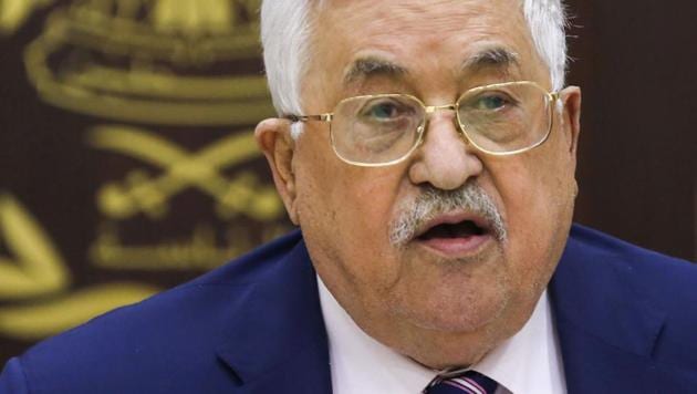 Palestinian president Mahmoud Abbas said he will discuss India’s role in the Middle East peace process with PM Narendra Modi. (AFP File Photo) Palestinian president Mahmoud Abbas said he will discuss India’s role in the Middle East peace process with PM Narendra Modi. (AFP File Photo)