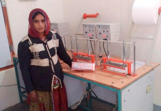 Women Groups In Barmer Fight Hygiene Battle With Low Cost Sanitary Pads Hindustan Times After marrying his wife shanthi in 1998, he discovered his wife collecting newspapers and filthy rags to use as sanitary napkins during her menstrual cycle. women groups in barmer fight hygiene