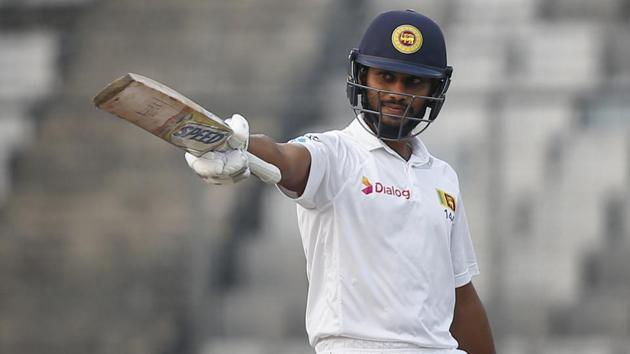 Roshen Silva acknowledges the crowd after scoring a fifty during the second day of the second Test against Bangladesh in Dhaka. (AP) Roshen Silva acknowledges the crowd after scoring a fifty during the second day of the second Test against Bangladesh in Dhaka. (AP)