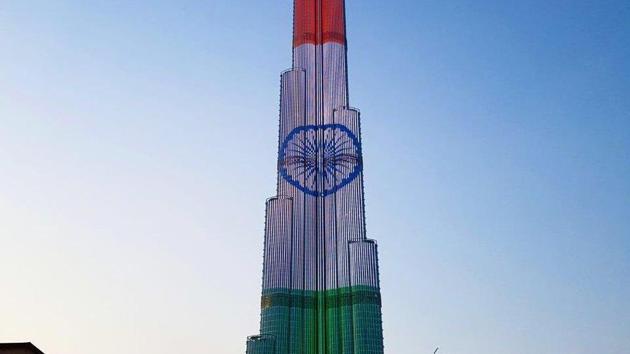 The Burj Khalifa in Dubai.(Twitter/Burj Khalifa)