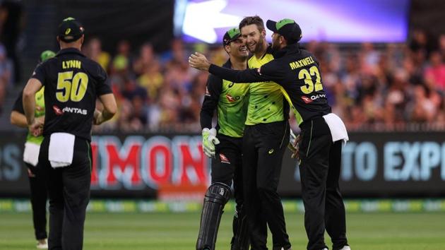 Australia beat England by seven wickets at the Melbourne Cricket Ground on Saturday. (AFP) Australia beat England by seven wickets at the Melbourne Cricket Ground on Saturday. (AFP)