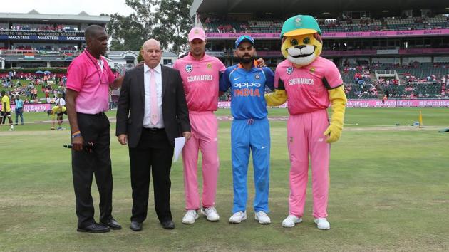 The fourth ODI between India and South Africa is the sixth occasion on which a ‘Pink ODI’ has been played.   (BCCI / SPORTZPICS) 