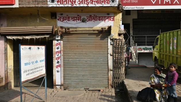 It remains unclear how many patients Yadav treated. Other than the 58 cases, five more people have been declared HIV reactive, which means they might develop the infection later, according to data from the district magistrate’s office. (Sanchit Khanna / HT Photo) 
