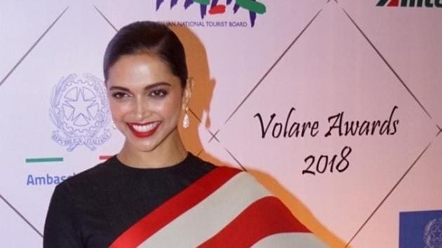 Deepika Padukone at the red carpet of Volare Awards 2018 in Mumbai. (IANS) Deepika Padukone at the red carpet of Volare Awards 2018 in Mumbai. (IANS)