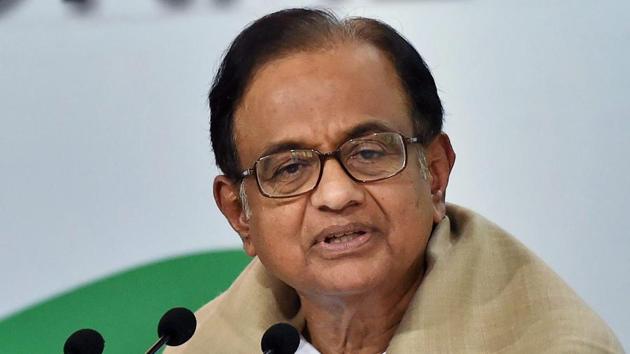 Congress leader P Chidambaram has posed 10 questions to the government on budget.(PTI File Photo)