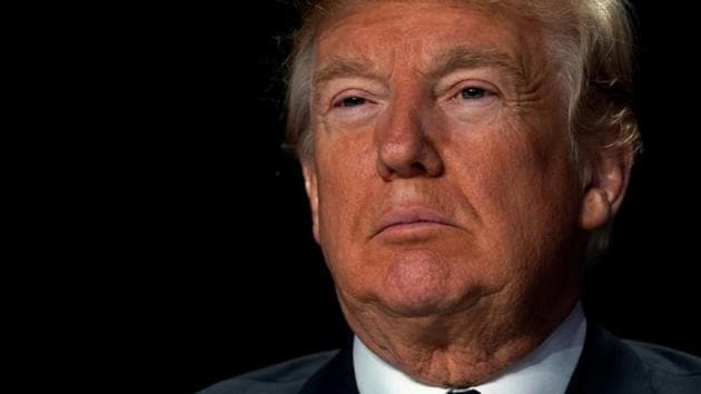 US President Donald Trump attends the National Prayer Breakfast in Washington, February 8, 2018.(REUTERS)