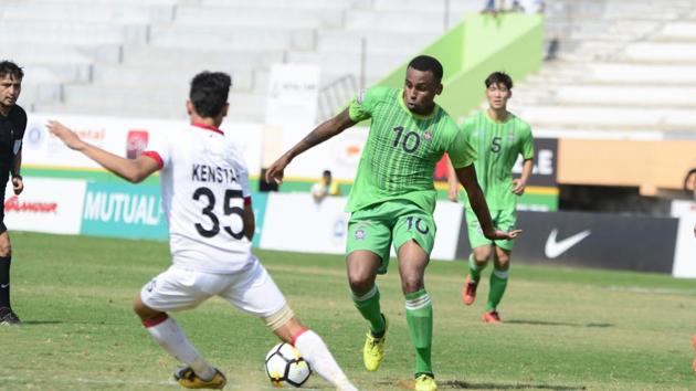 Chennai City and Shillong Lajong’s goalless draw hurt both team’s prospects in the I-League.(HT Photo)