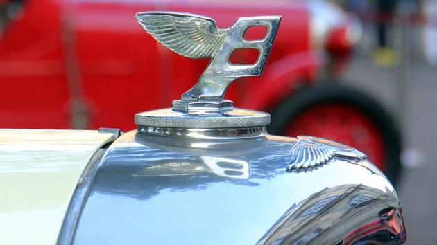A 1947 Bentley was part of the event. (Pramod Thakur/HT Photo)
