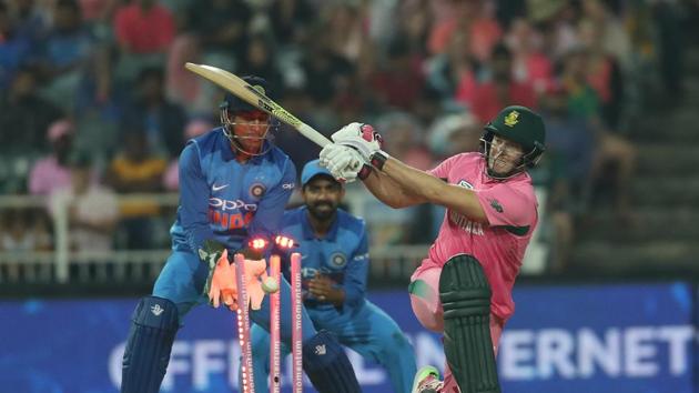 But David Miller’s 28-ball 39 brought South Africa back in the game before Heinrich Klaasen sealed the deal with a blistering knock.   (BCCI ) 