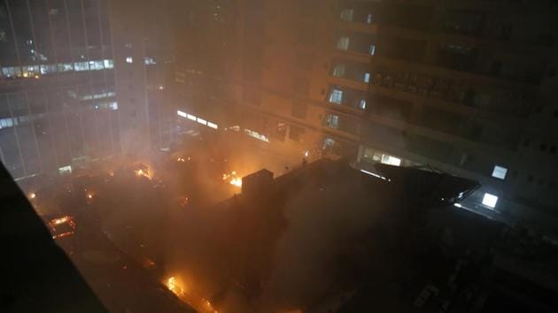 The Kamala Mills blaze in Mumbai took away 14 lives.(HT File)
